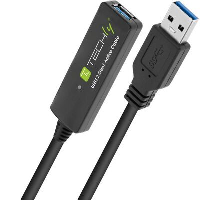 Techly - Usb Cable 10 M Usb 3.2 Gen 1
