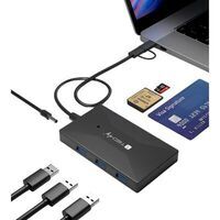 Techly - Card Reader and Hub USB A/C