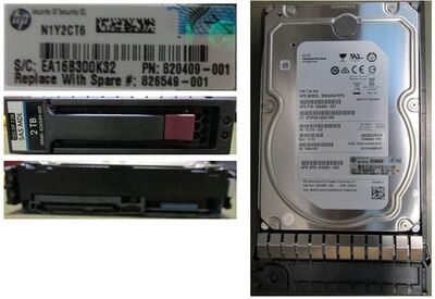 Hewlett Packard Enterprise - HD 2TB 12G 7.2K 3.5 SAS MDL