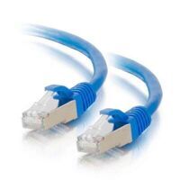 Mercodan - KAT6A S/FTP 1,0m, Bl�,