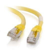 Mercodan - KAT6A S/FTP 0,5m, Gul,