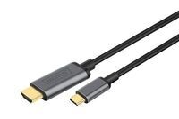 Digitus - Video kabel, USB-C: Han -