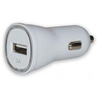 Techly - USB Billader, 2,4 A, hvid