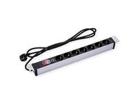 Value - 19" 1UH, PDU 7 - way Socket,