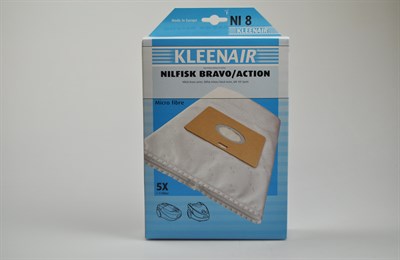 Vacuum cleaner bags, Nilfisk vacuum cleaner - NI8 Bravo Action