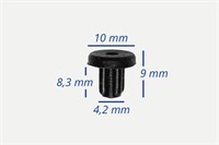Rubber feet for pan supports, Smeg cooker & hobs